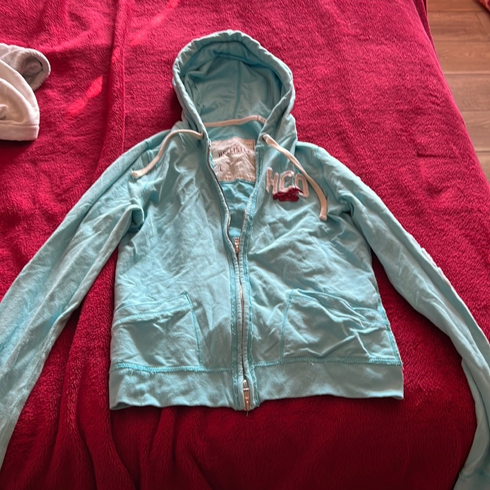 Zip up sweatshirt Hollister